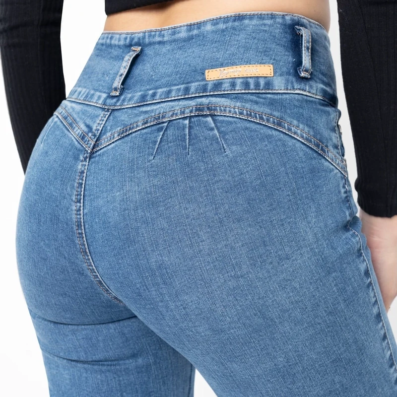 JEANS FLARE MUJER BRONCO SALET - 4