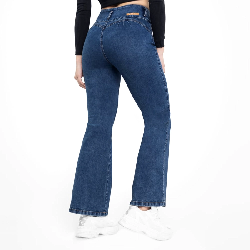 JEANS FLARE MUJER BRONCO SALET - 3