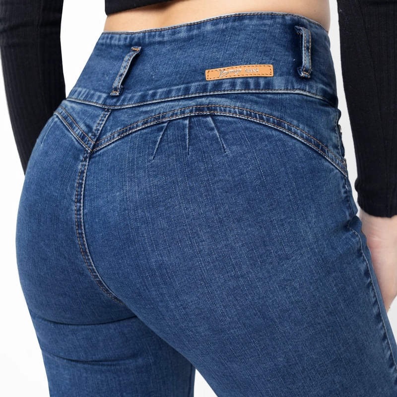 JEANS FLARE MUJER BRONCO SALET - 4