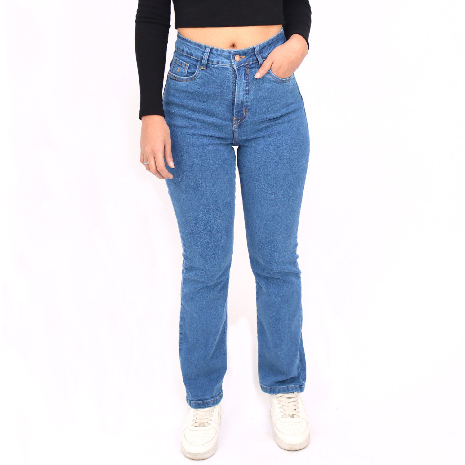 JEANS MUJER KAYRA POBLET PERFECT FIT MIKELA - 1
