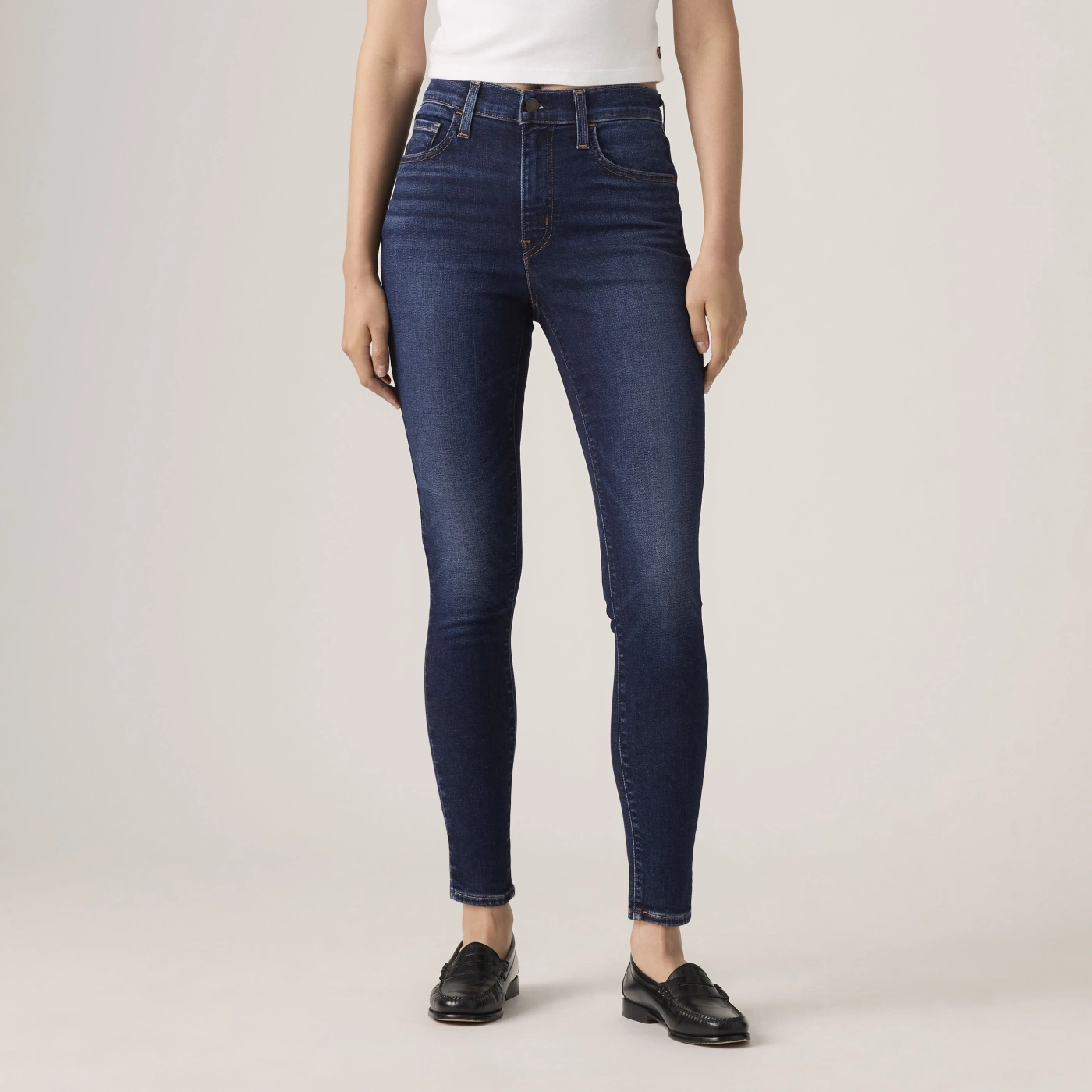 JEANS SÚPER SKINNY MUJER LEVI'S AZUL 720 HIRISE SUPER SKINNY - 3