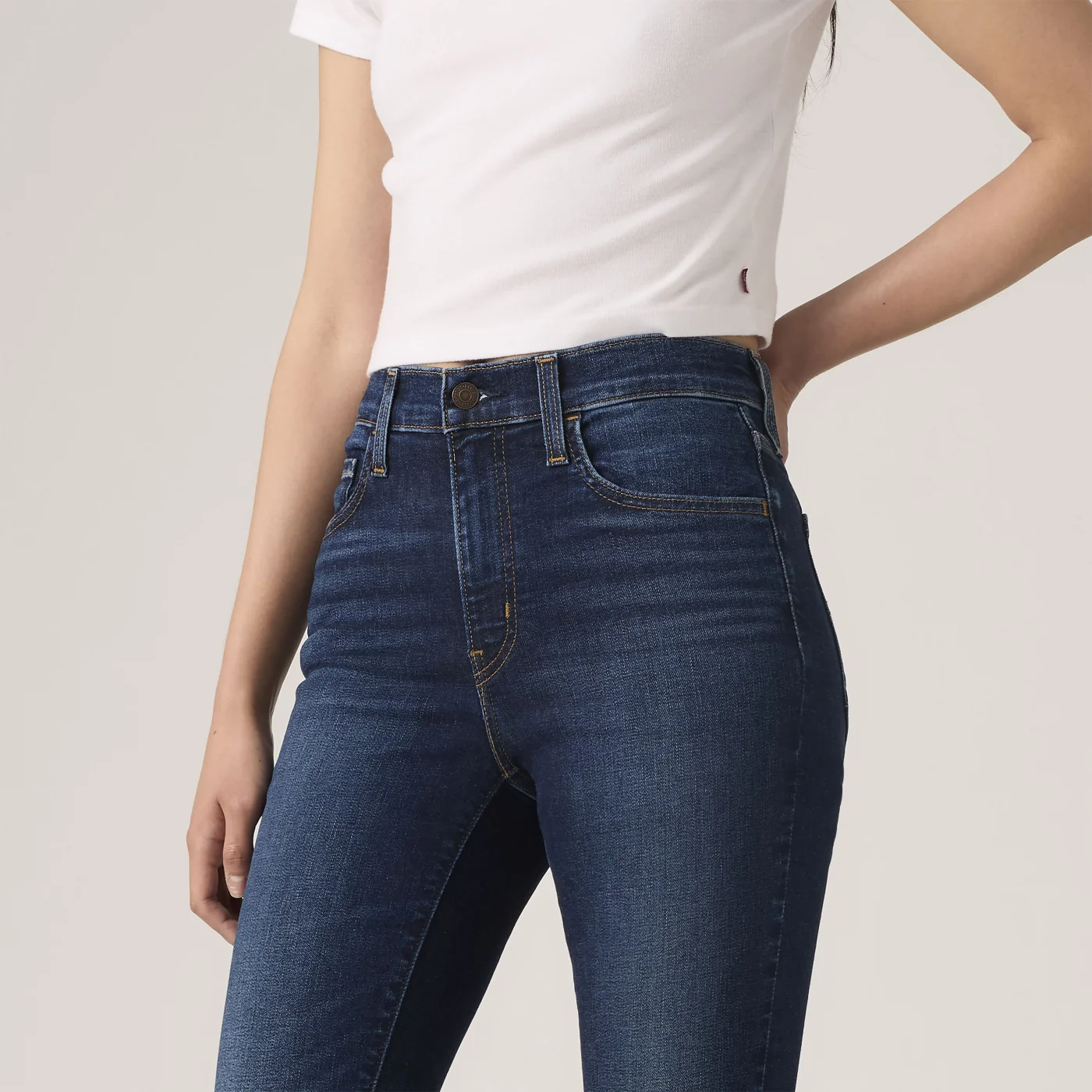 JEANS SÚPER SKINNY MUJER LEVI'S AZUL 720 HIRISE SUPER SKINNY - 4