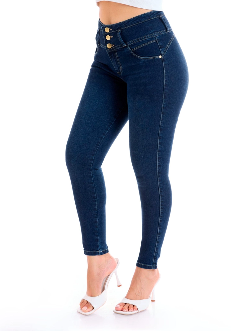 JEAN SKINNY MUJER METAL JEANS ALGODÓN ROSALINDA - 3