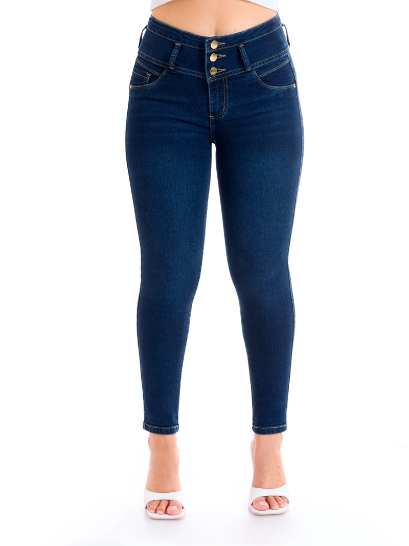JEAN SKINNY MUJER METAL JEANS ALGODÓN ROSALINDA - 2