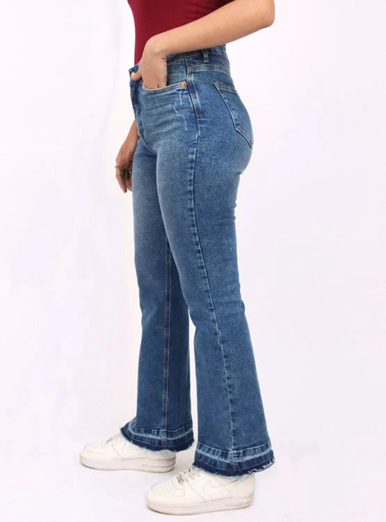 JEANS FLARE MUJER KAYRA POBLET PERFECT FIT VINTAGE - 2