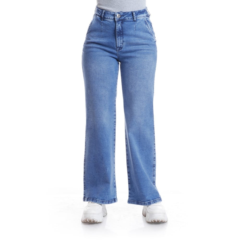 JEAN WIDE LEG MUJER METAL JEANS MARGOT - 1