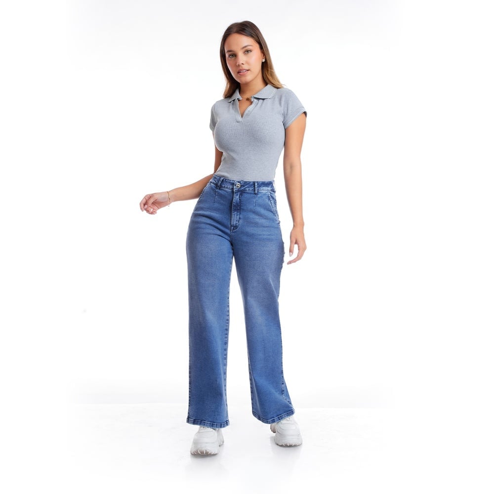 JEAN WIDE LEG MUJER METAL JEANS MARGOT - 2