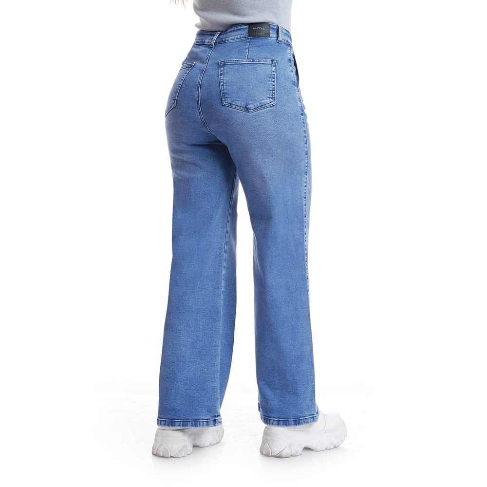 JEAN WIDE LEG MUJER METAL JEANS MARGOT - 4