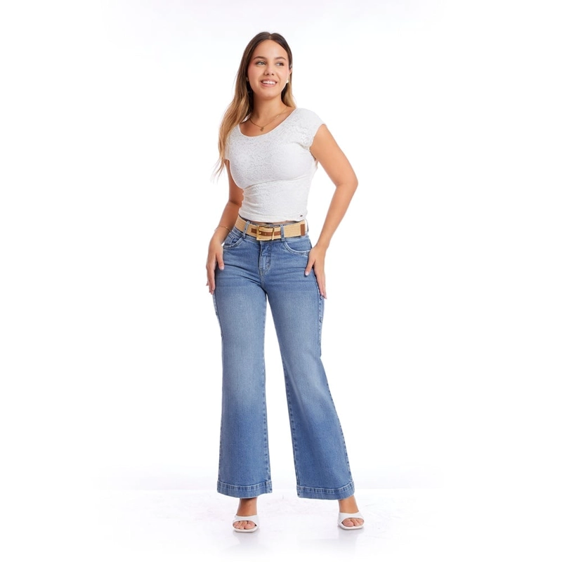 JEAN WIDELEG MUJER METAL JEANS MATILDE - 2