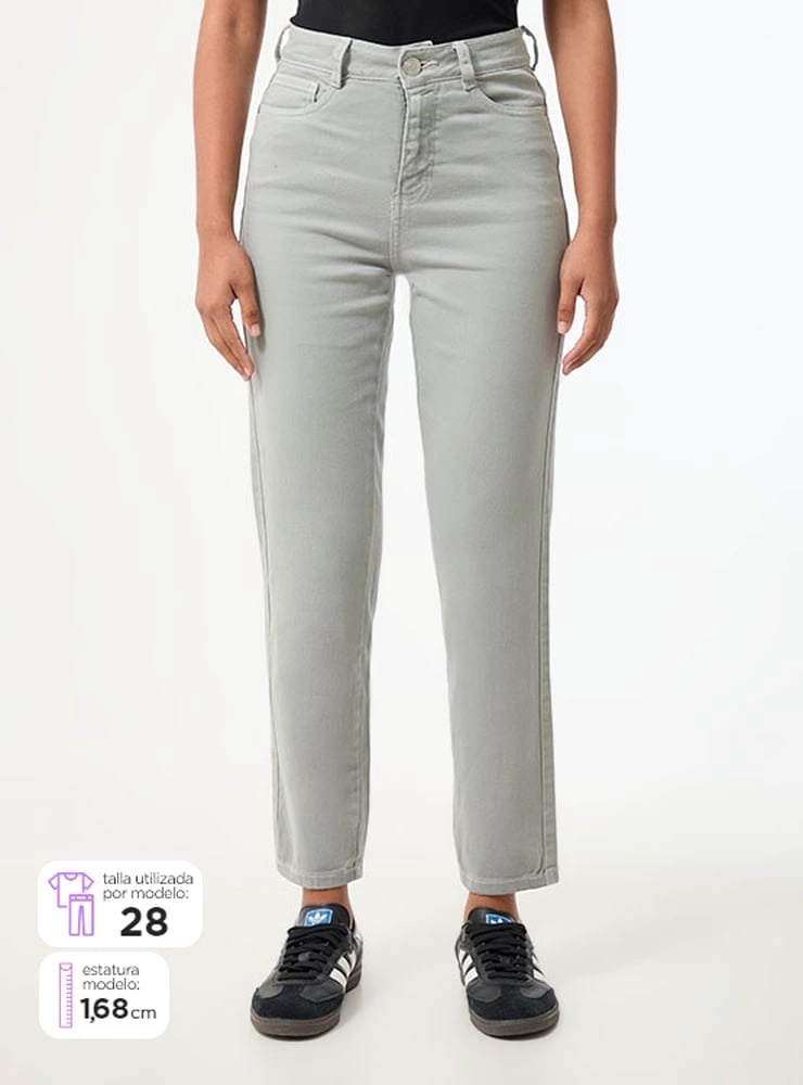 JEANS ALGODÓN MOM MUJER INDEX FITS ME COMFORT - 1