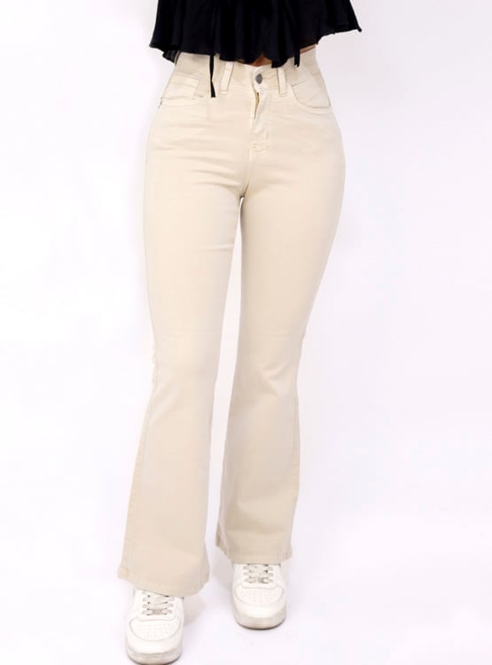 PANTALÓN MUJER KAYRA POBLET PERFECT FIT FLARE PUSH UP - 1