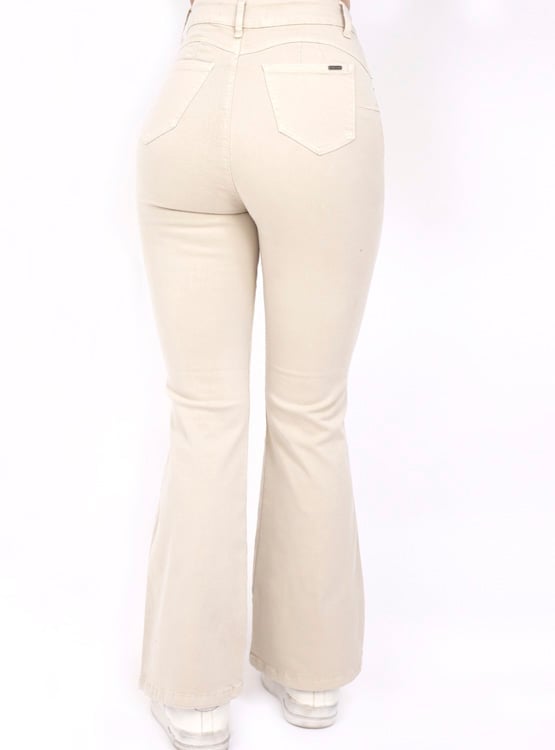 PANTALÓN MUJER KAYRA POBLET PERFECT FIT FLARE PUSH UP - 3