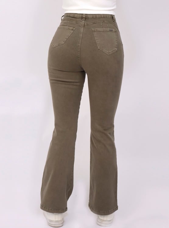 PANTALÓN MUJER KAYRA POBLET PERFECT FIT FLARE PUSH UP - 3