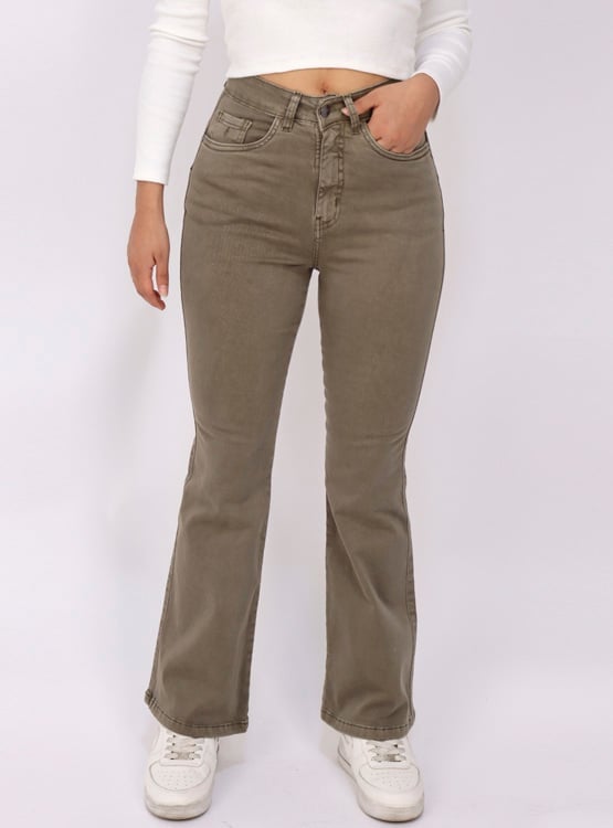 PANTALÓN MUJER KAYRA POBLET PERFECT FIT FLARE PUSH UP - 1