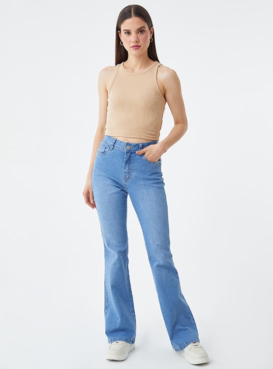 JEAN ALGODÓN FLARE MUJER INDEX ZOE PUSH UP - 5