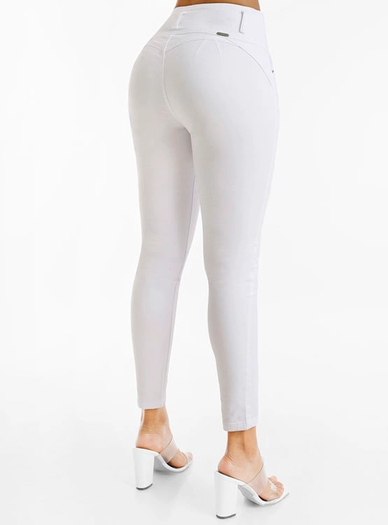 PANTALÓN CASUAL SKINNY MUJER KANSAS ALGODÓN BOOM O11432 - 3