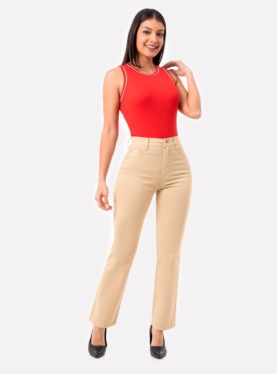 PANTALÓN RECTO MUJER PIONIER DIANA - 1