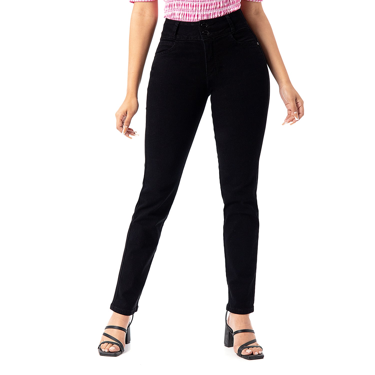 JEANS RECTO MUJER PIONIER LARISSA - 1