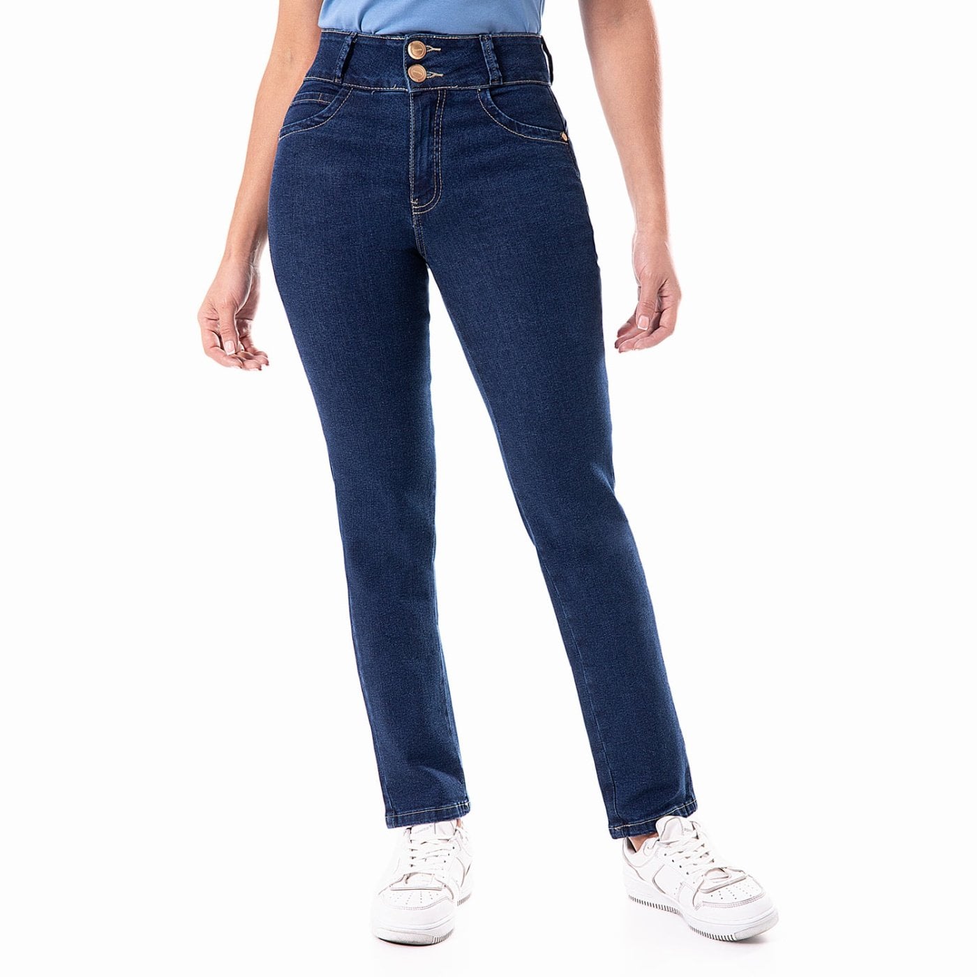 JEANS RECTO MUJER PIONIER LARISSA - 1