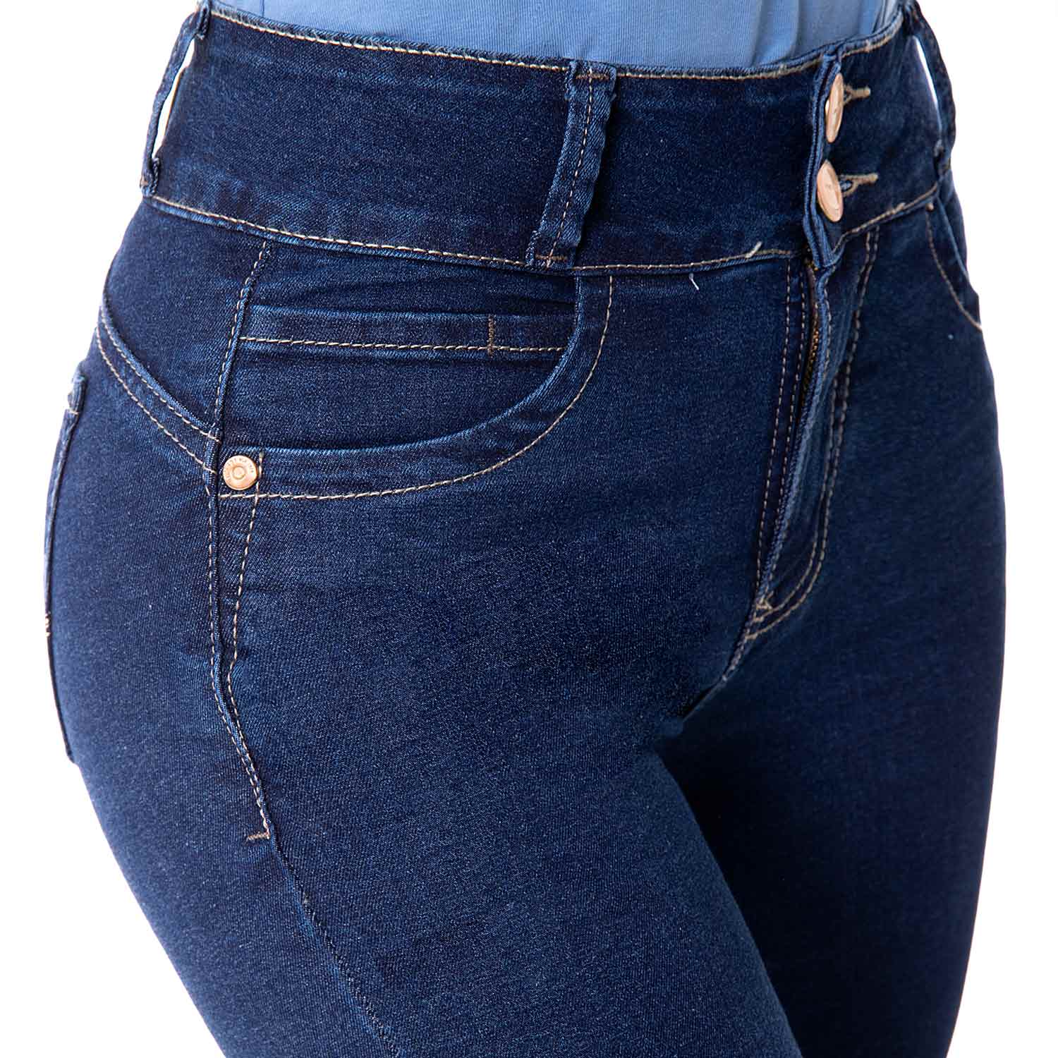 JEANS RECTO MUJER PIONIER LARISSA - 5