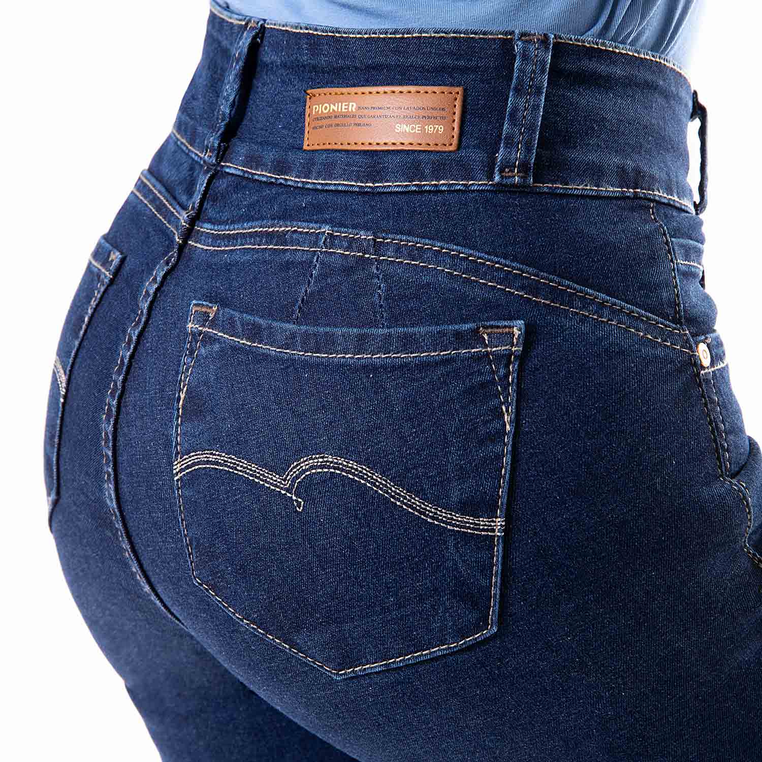 JEANS RECTO MUJER PIONIER LARISSA - 6