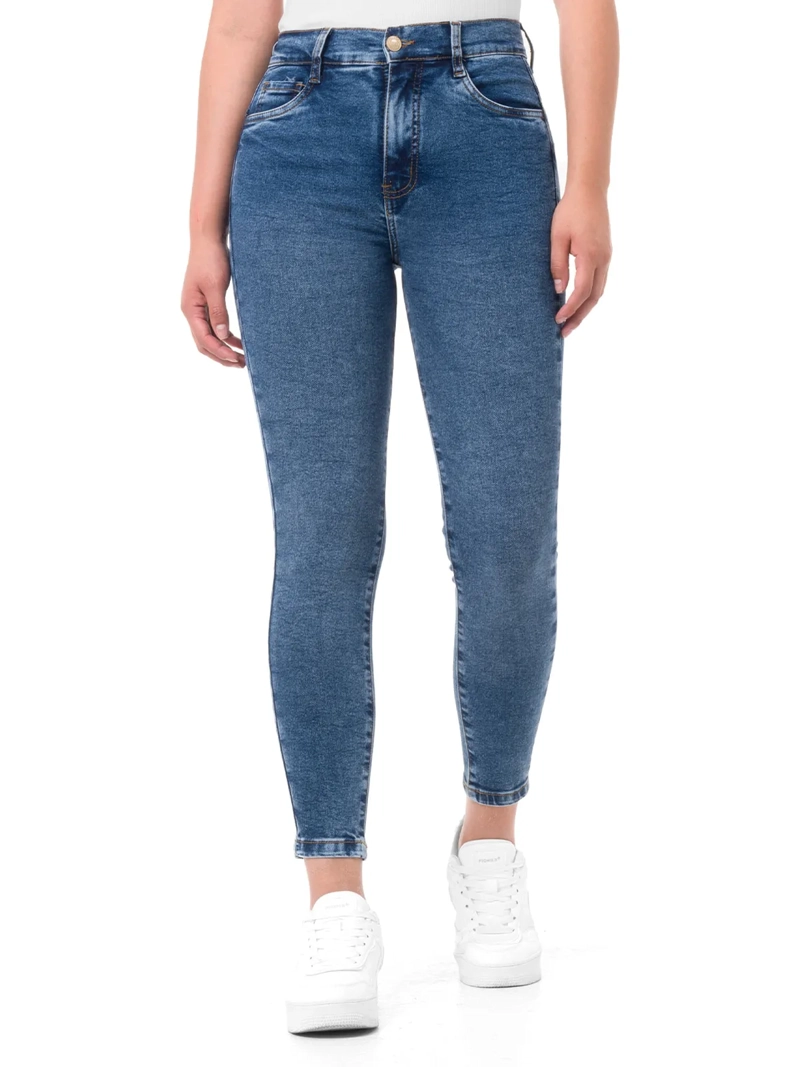 JEAN SKINNY MUJER PIONIER NURY CELESTE CLARO - 2