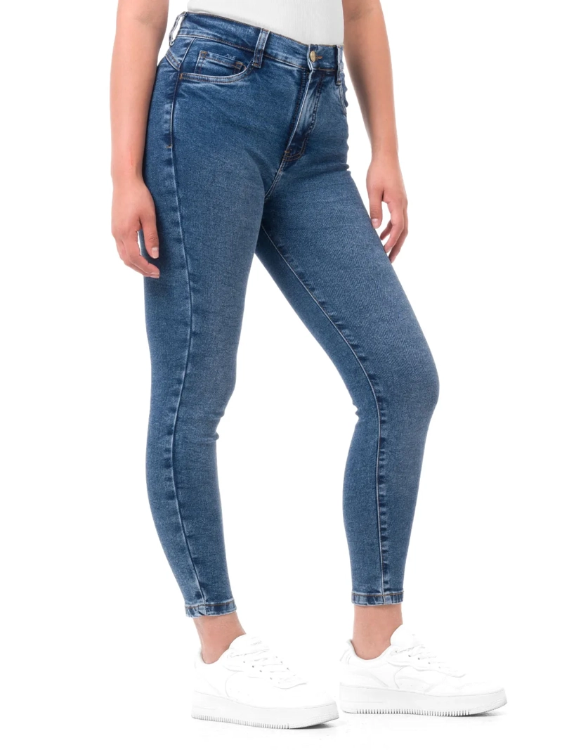 JEAN SKINNY MUJER PIONIER NURY CELESTE CLARO - 3