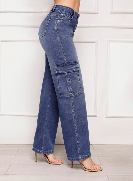 JEANS PALAZZO MUJER KANSAS CARGO - 2