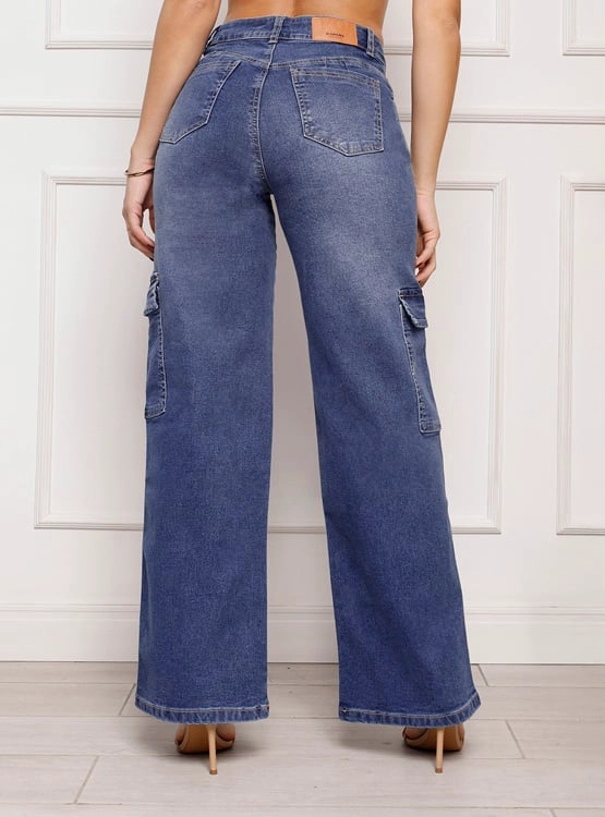 JEANS PALAZZO MUJER KANSAS CARGO - 3