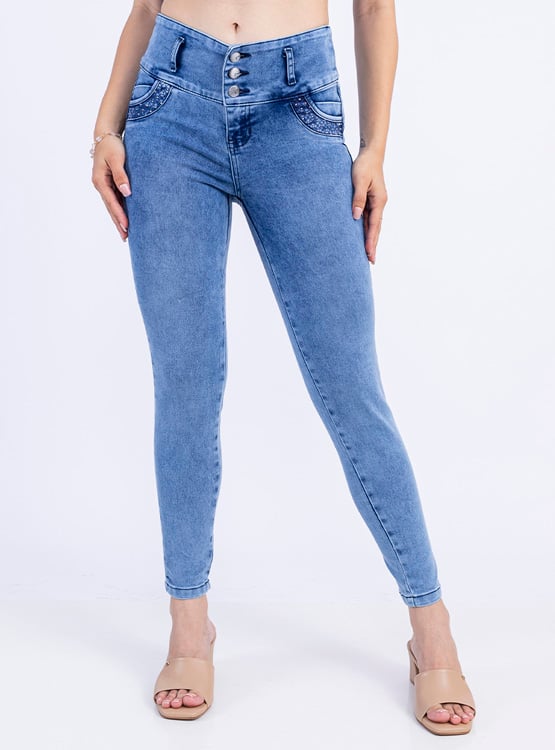 JEAN SKINNY MUJER SODA BLUES HIDAYA - 2