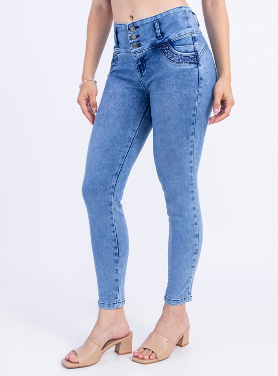 JEAN SKINNY MUJER SODA BLUES HIDAYA - 3