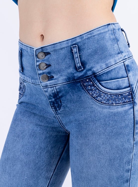 JEAN SKINNY MUJER SODA BLUES HIDAYA - 5