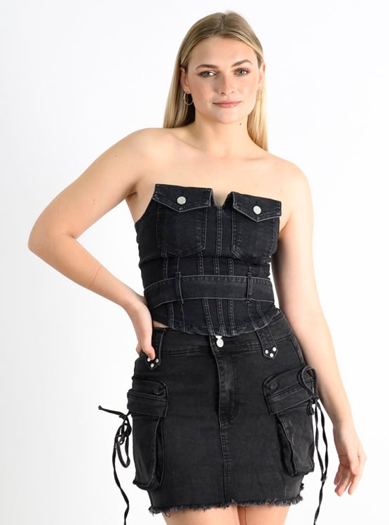 POLO SIN MANGAS MUJER BLACKOUT NEGRO JNN-1642 - 1