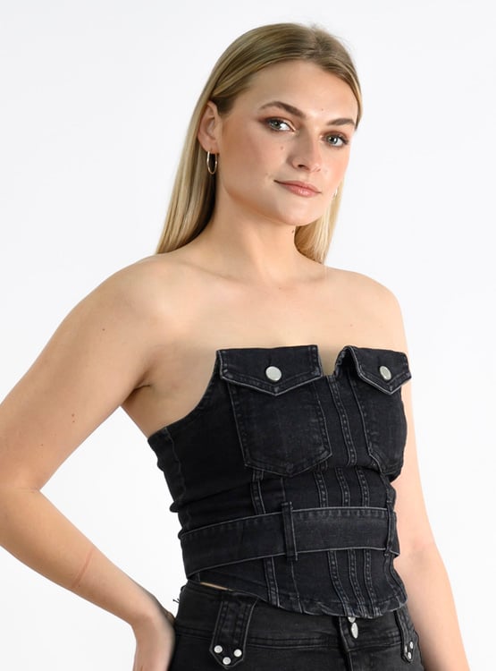 POLO SIN MANGAS MUJER BLACKOUT NEGRO JNN-1642 - 2