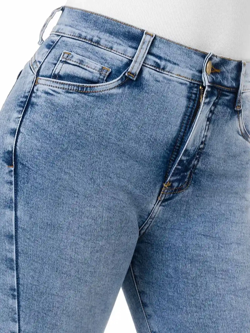 JEAN SKINNY MUJER PIONIER NURY CELESTE CLARO - 5