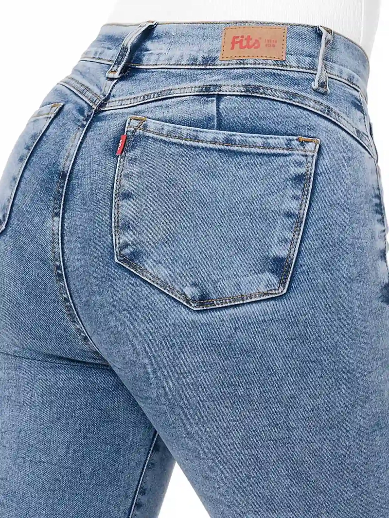 JEAN SKINNY MUJER PIONIER NURY CELESTE CLARO - 6