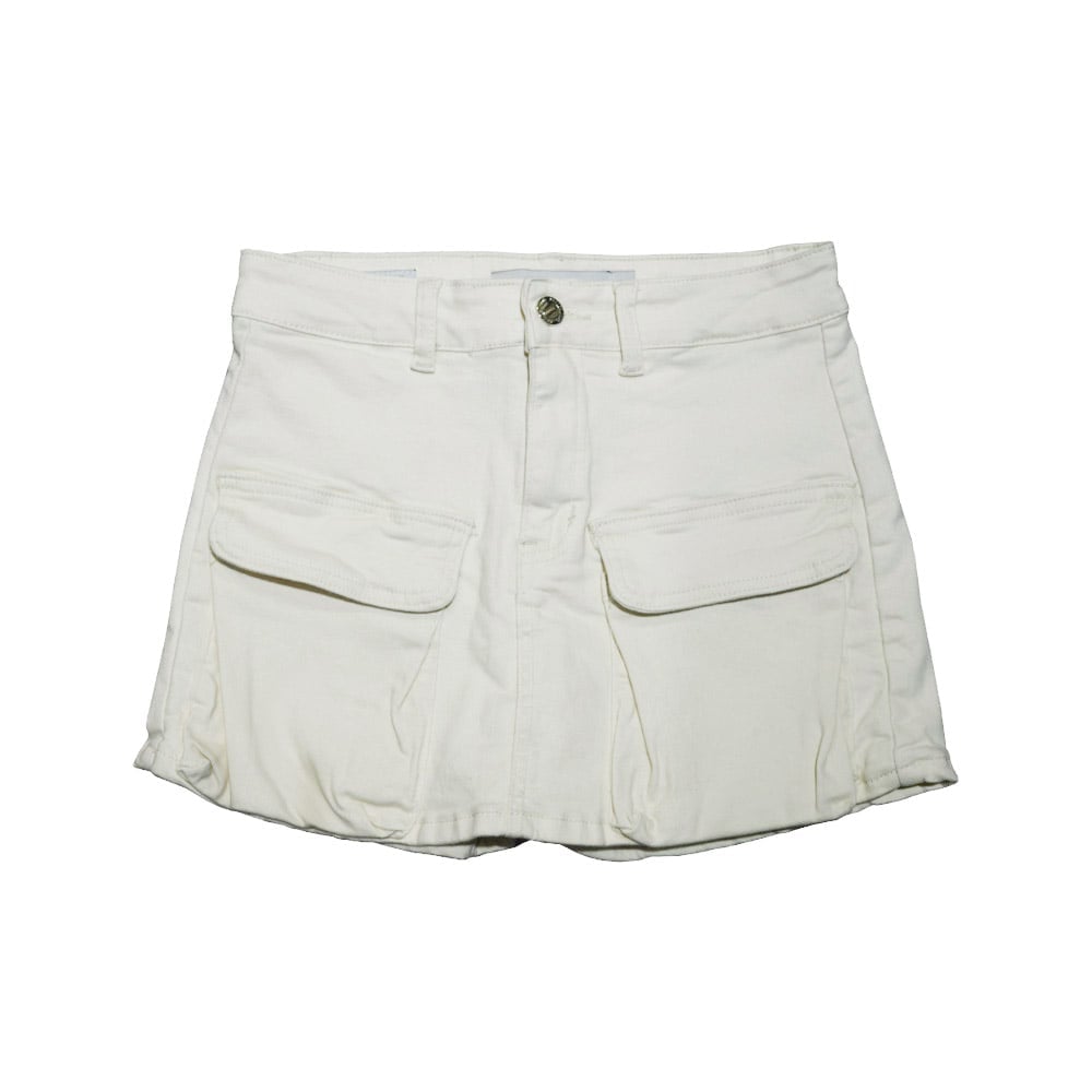 FALDA CORTA CEÑIDO MUJER BLACKOUT BEIGE GMY-5472 - 1
