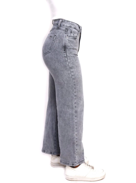 JEANS STRAIGHT MUJER KAYRA POBLET PERFECT FIT CROPPED - 2