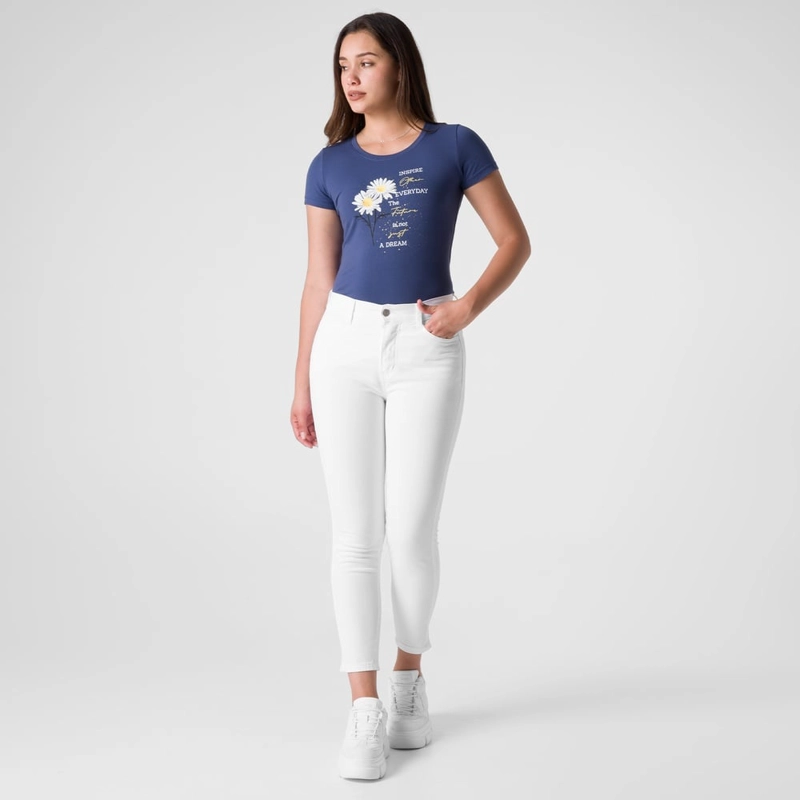 PANTALÓN SKINNY MUJER PIONIER NURY DRILL - 5