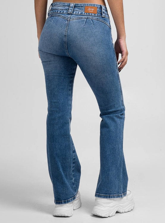 JEANS FLARE MUJER SQUEEZE ZULENI - 3