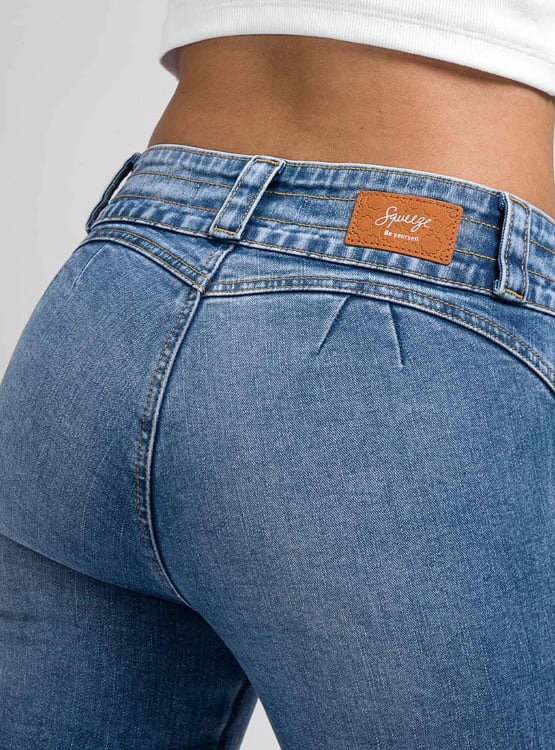 JEANS FLARE MUJER SQUEEZE ZULENI - 5