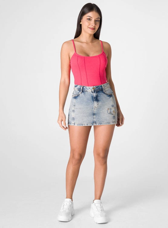 SHORT MINI ALGODÓN MUJER SQUEEZE YENI - 1