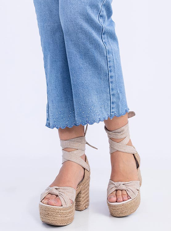 JEANS ALGODÓN FLARE MUJER SODA BLUES ARMERY - 3