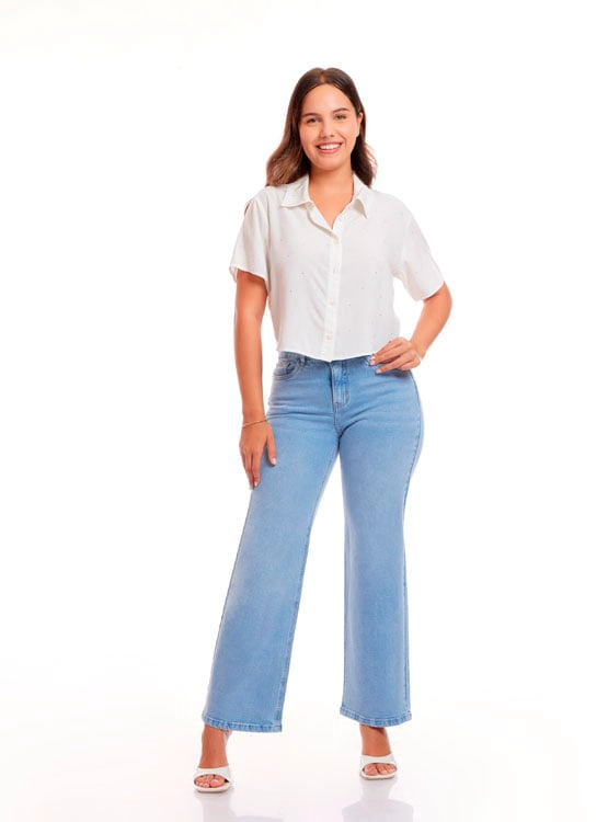 JEAN STRAIGHT FIT MUJER METAL JEANS BERLIN - 1