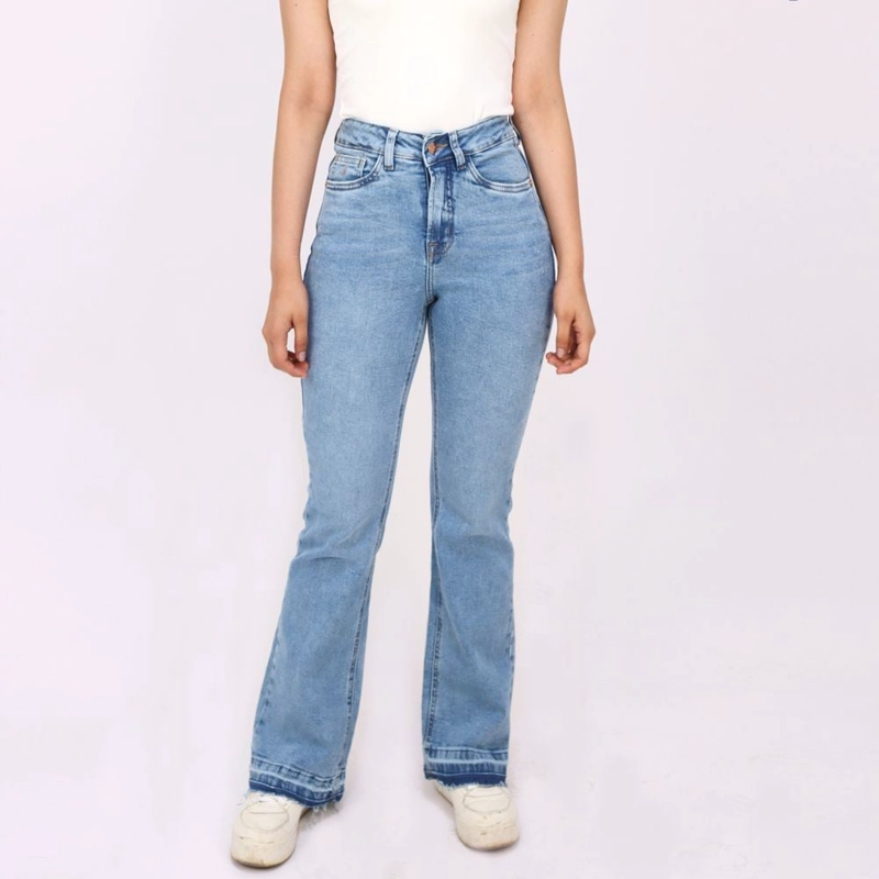 JEANS FLARE MUJER KAYRA POBLET PERFECT FIT VINTAGE - 1