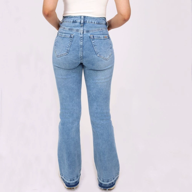 JEANS FLARE MUJER KAYRA POBLET PERFECT FIT VINTAGE - 3