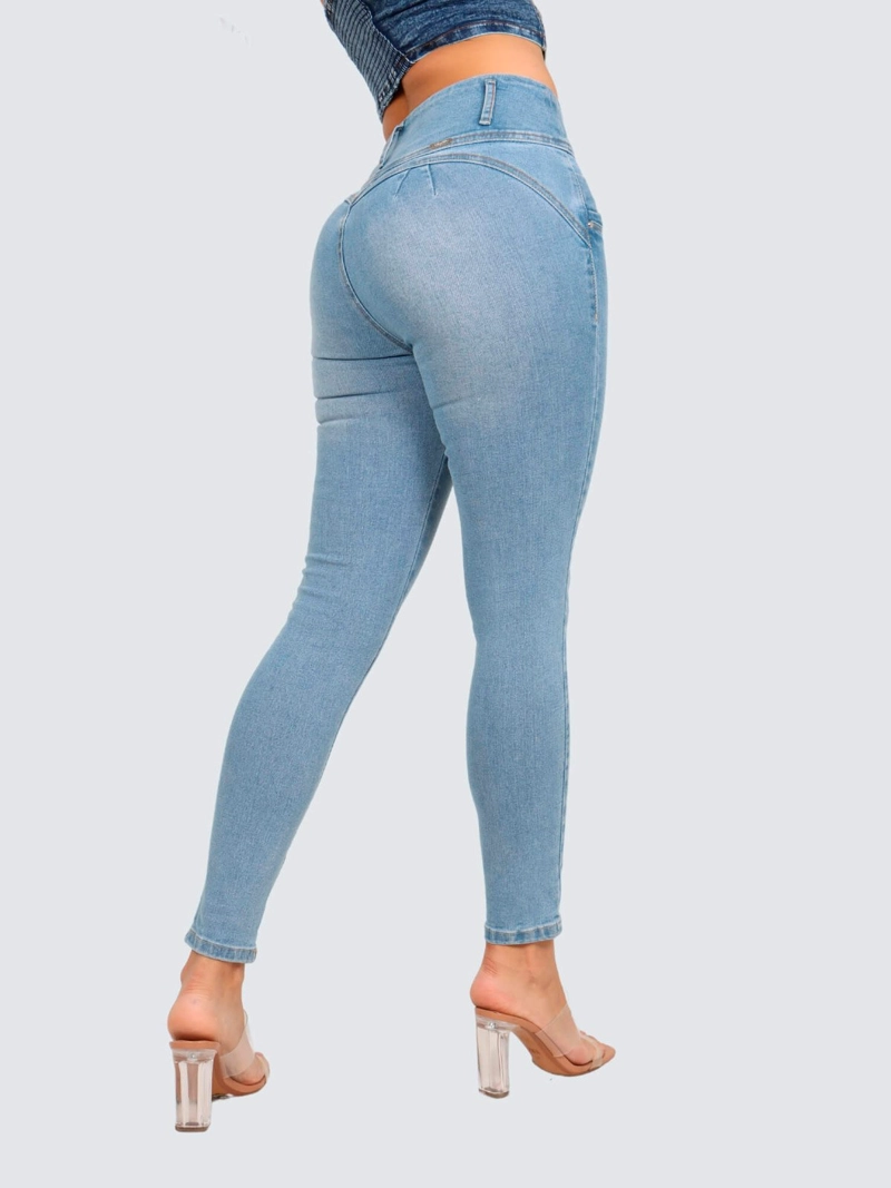 JEANS ALGODÓN SKINNY MUJER PARADA 111 COCO - 5