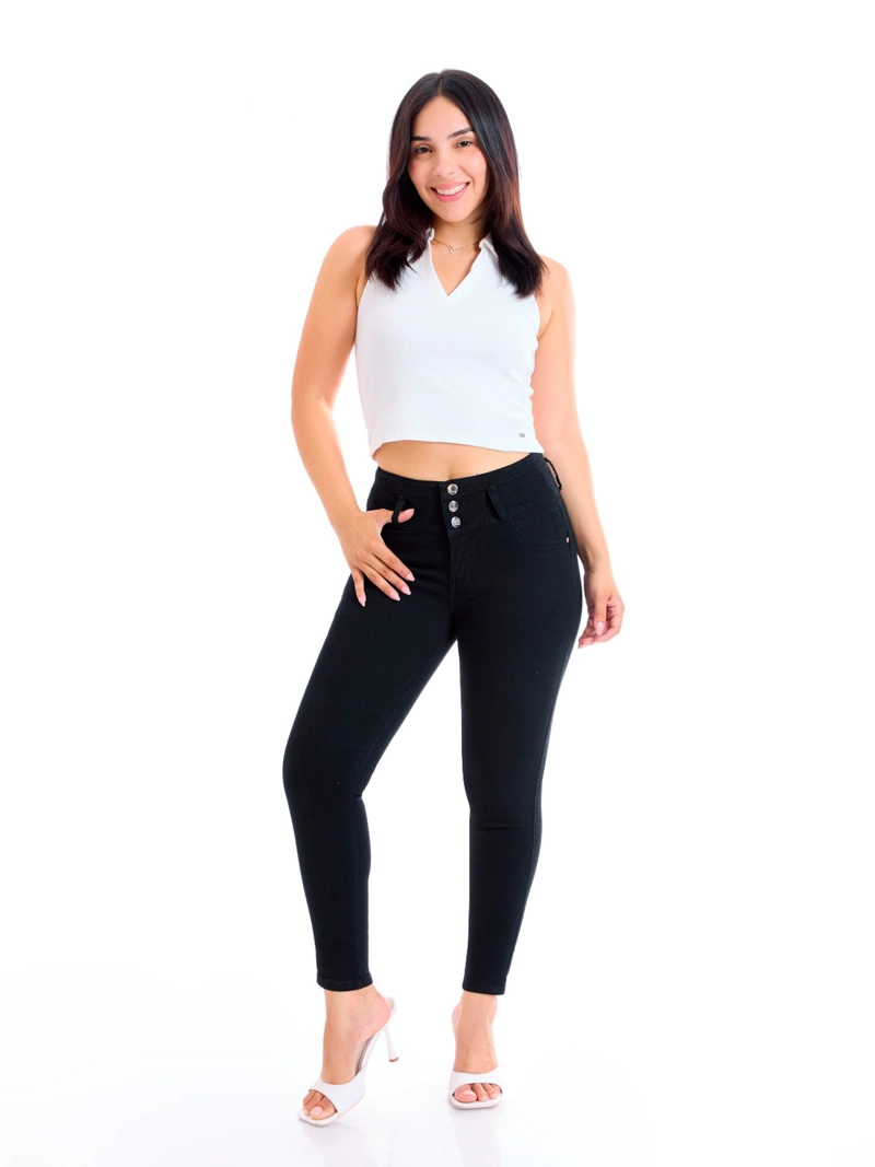 JEAN SKINNY MUJER METAL JEANS ALGODÓN ROSALINDA - 1