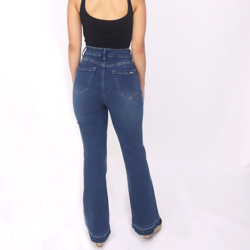 JEANS FLARE MUJER KAYRA POBLET PERFECT FIT VINTAGE - 3