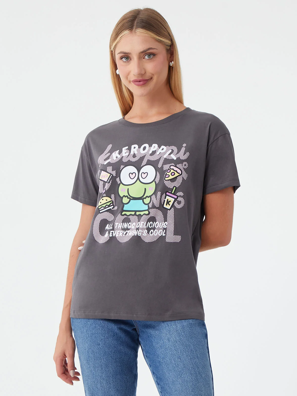 POLO MANGA CORTA MUJER INDEX GRIS OSCURO KEROPPI - 1